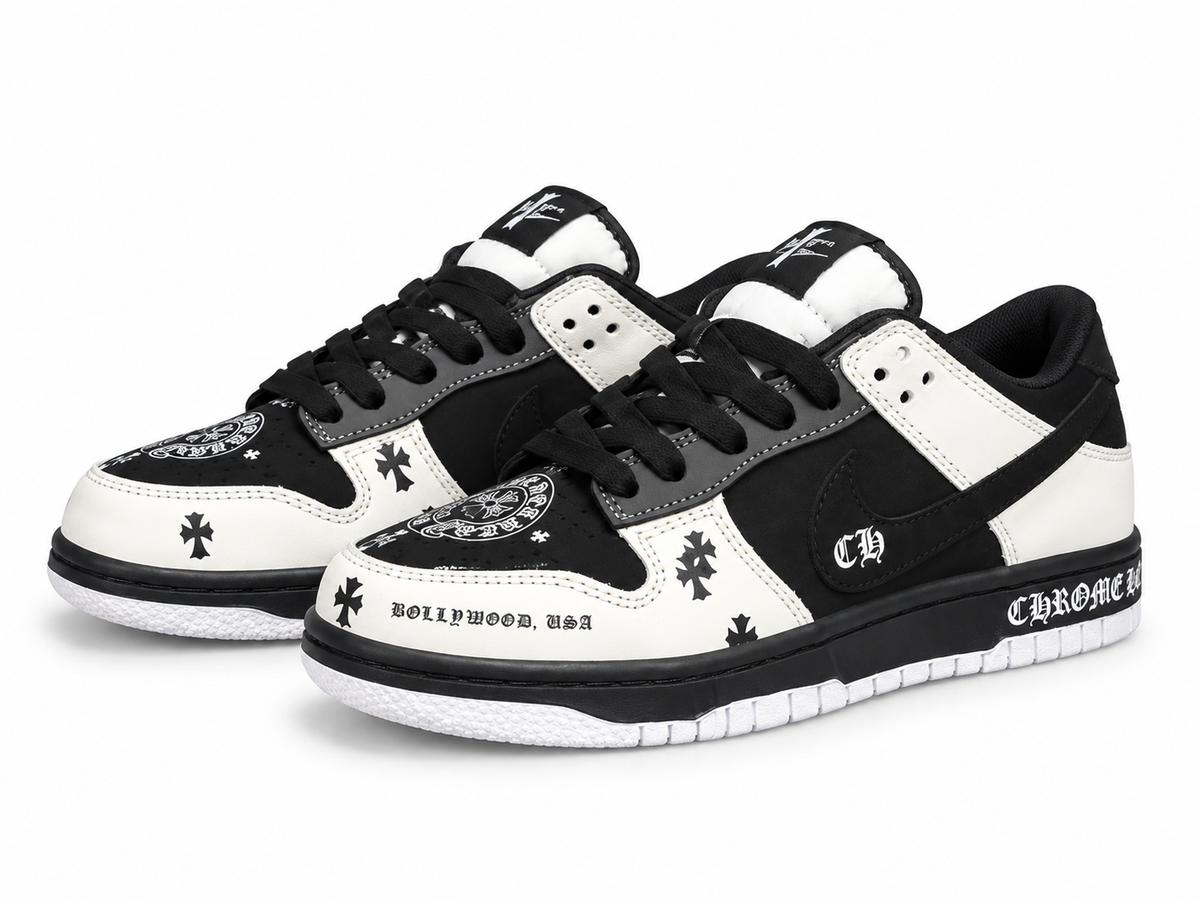 Dunks Chrome Hearts Black