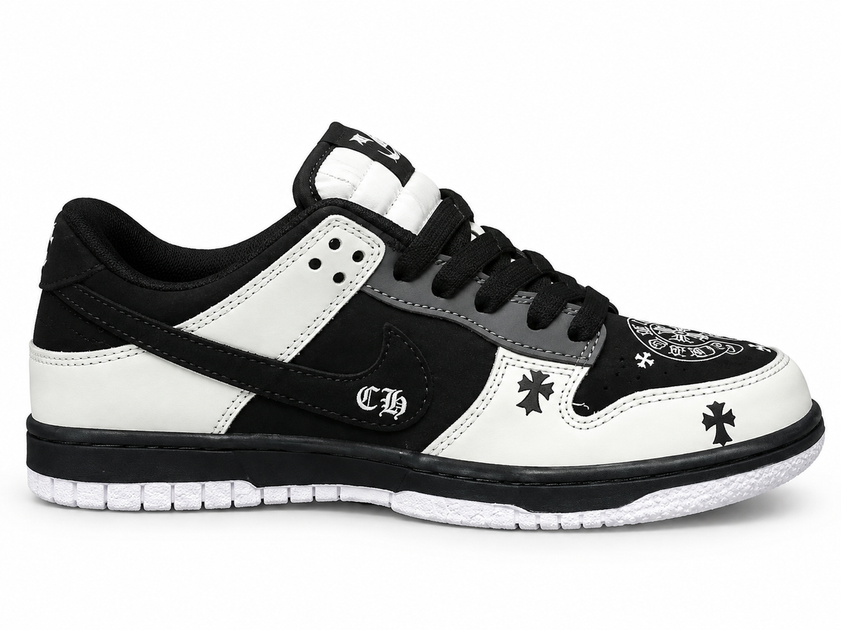 Dunks Chrome Hearts Black
