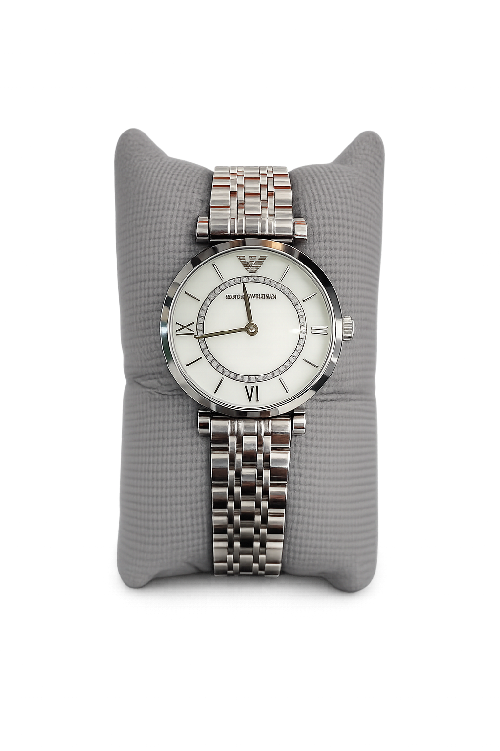 Armani White Dial