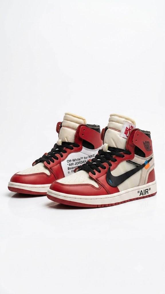 AIr Jordan 1 X Off White (Red)