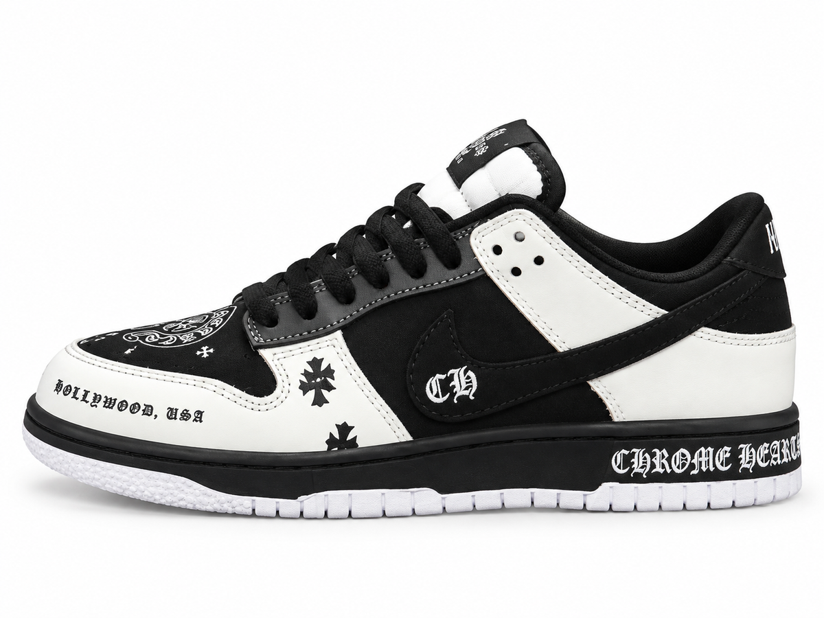 Dunks Chrome Hearts Black