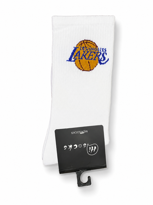 Lakers Socks (White)