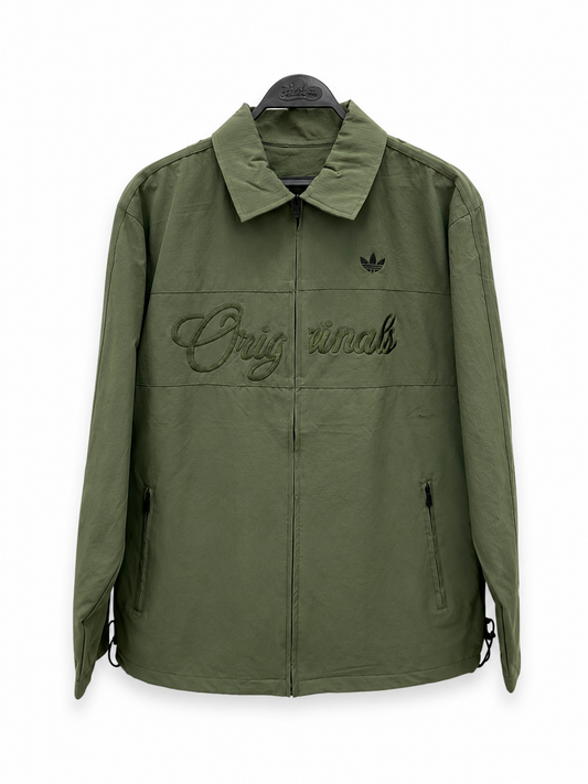 Adidas Embroidered Jacket (Green)