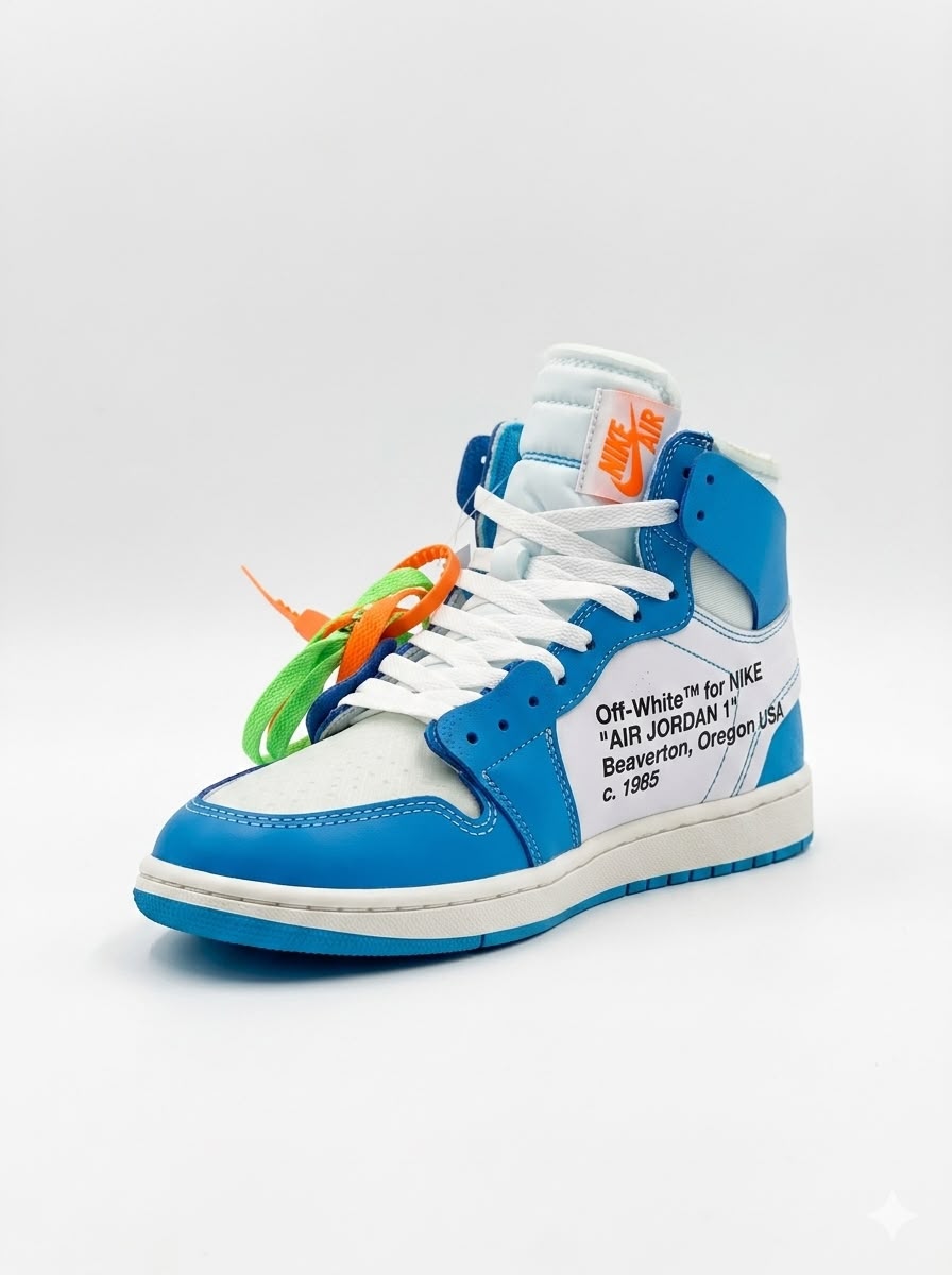AIr Jordan 1 X Off White (Blue)