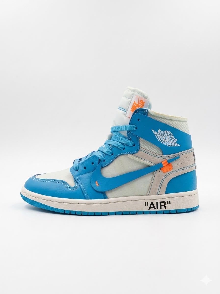 AIr Jordan 1 X Off White (Blue)