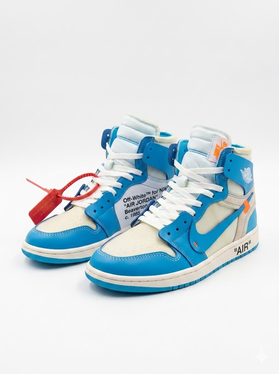 AIr Jordan 1 X Off White (Blue)