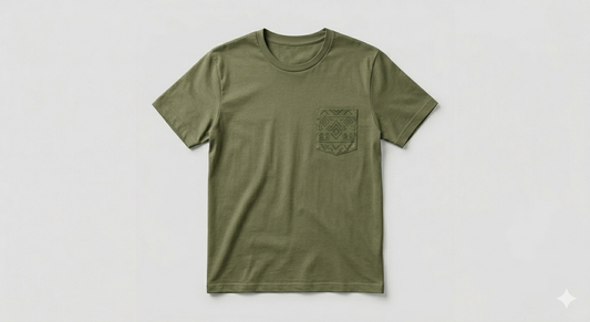 Cross Print Heavyweight Tee