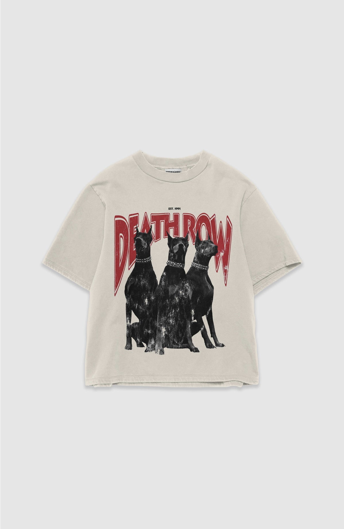 "Death Row" Doberman Tee (Beige)